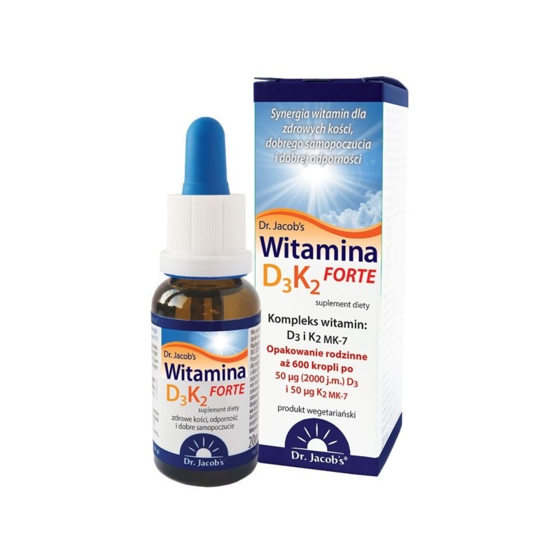 Dr Jacobs Witamina D3 K2 Forte 20 Ml