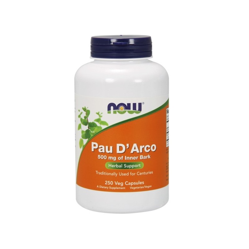 Now Foods Pau D Arco 500 Mg 250 K