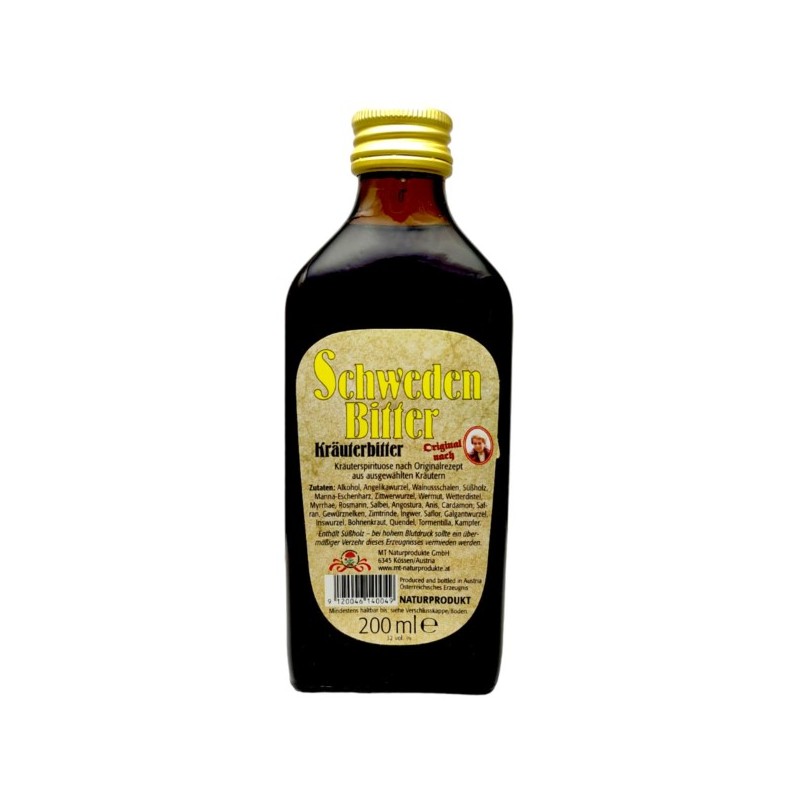 Natura Zioła Szwedzkie z alkoholem 200 ml