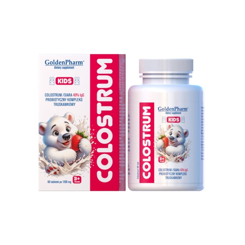 GoldenPharm Colostrum Kids 60 tabletek