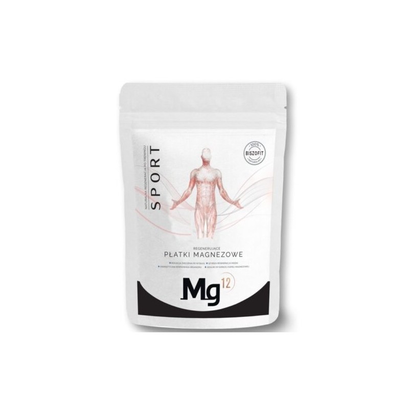 Mg12 Płatki Magnezowe Do Kąpieli Sport 4KgBiszofit