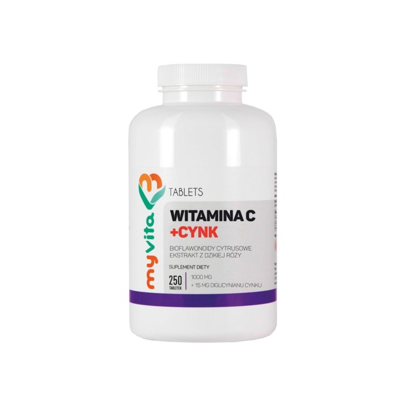 Myvita Witamina C + Cynk 250 T Odporność