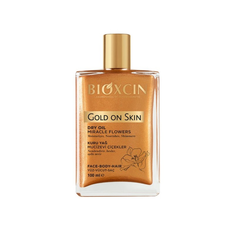 Bioxcin Gold Suchy olejek skóra twarz włosy 100 ml