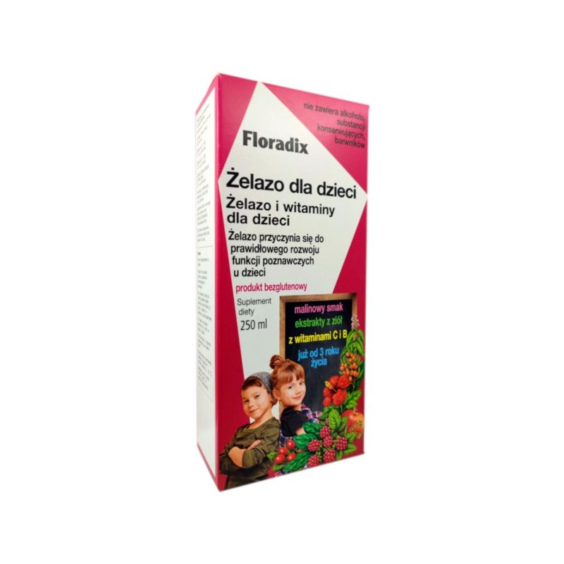 Zioło-Piast Floradix Żelazo dla dzieci 250 ml