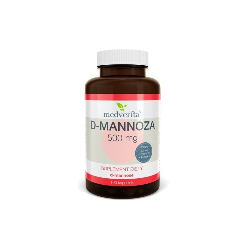 Medverita D-Mannoza 500 mg 100 K pęcherz moczowy