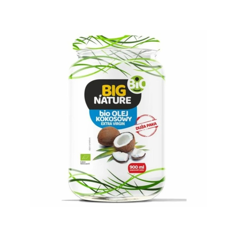 Big Nature Olej kokosowy extra virgin BIO 900 ml
