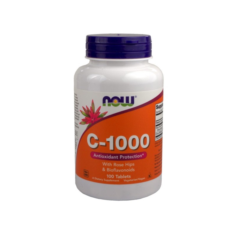 Now Foods Witamina C 1000  Róża 100 T