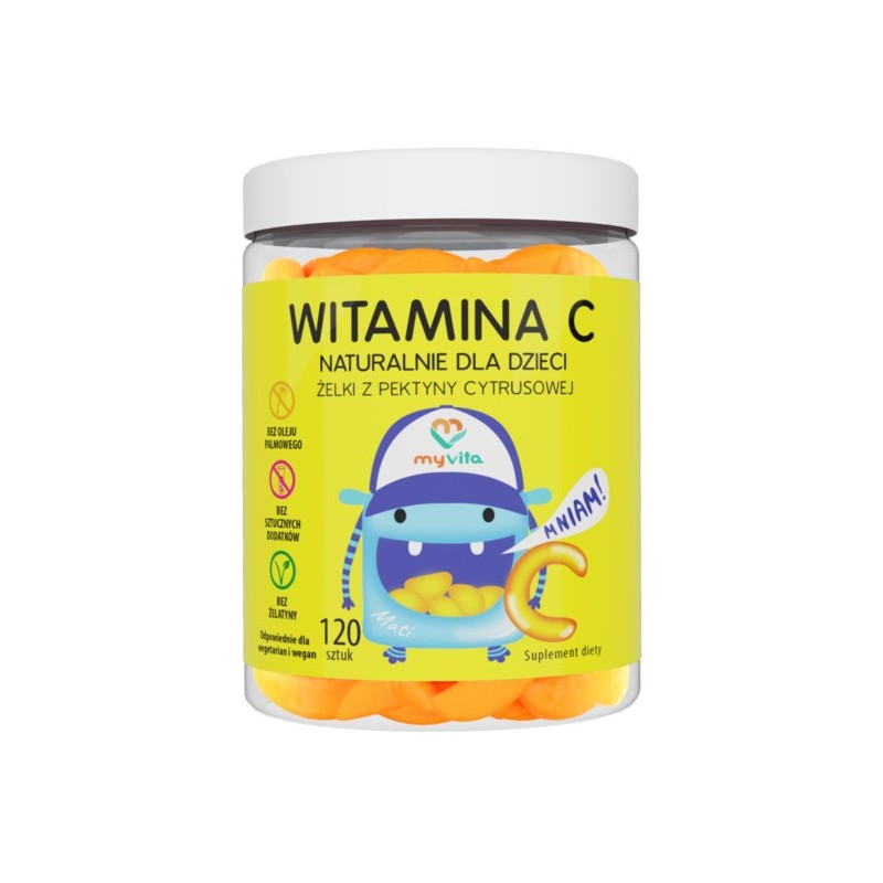 Myvita Żelki Naturalne Witamina C 120 szt