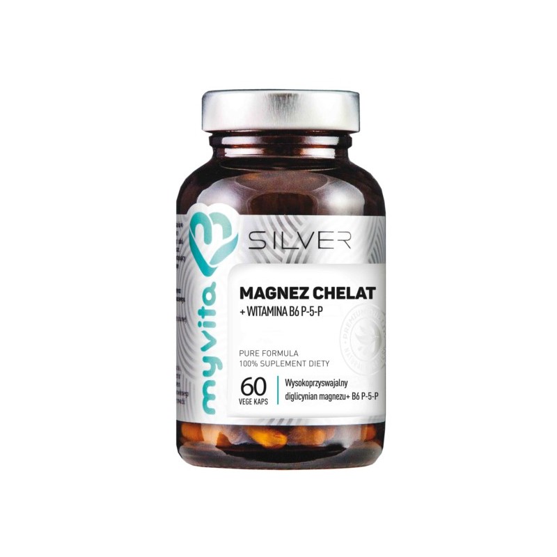 Myvita Silver Magnez chelat + B6 P5P 60 K