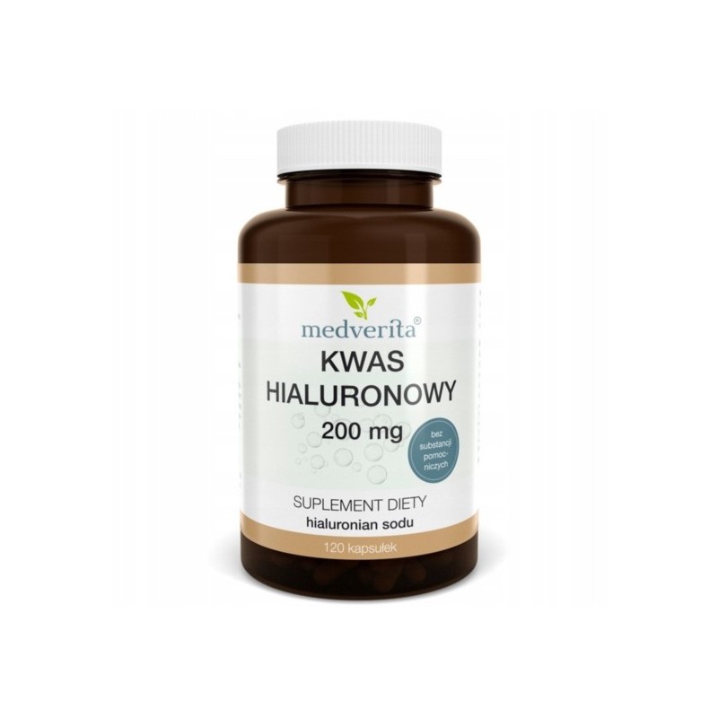 Medverita Kwas Hialuronowy 200 mg  120 kap