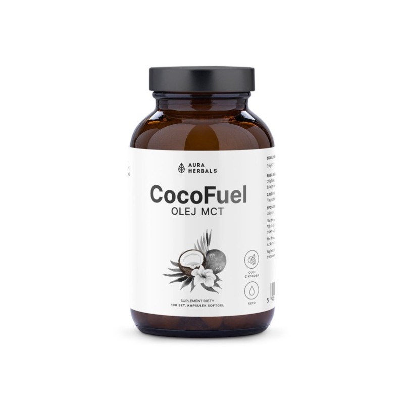 Aura Herbals CocoFuel Olej MCT 100 szt