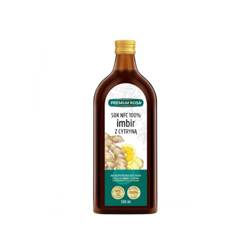 Premium Rosa Sok z Imbiru z Cytryną 100% 500 ml