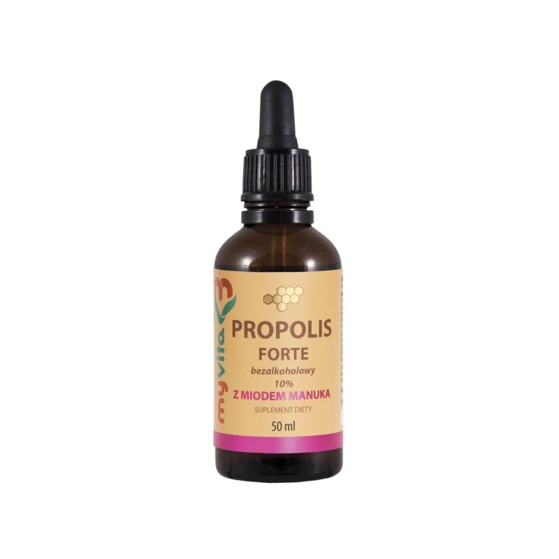 Myvita Propoli. Bezalk.krop.10% Z Miodem Manuka 50