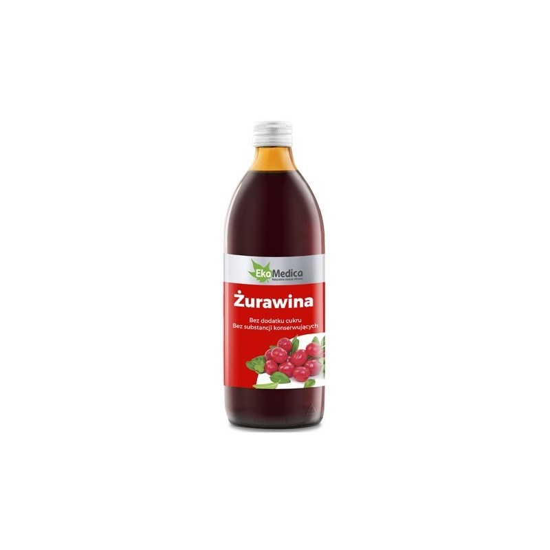 Ekamedica Żurawina 500Ml Sok 100%