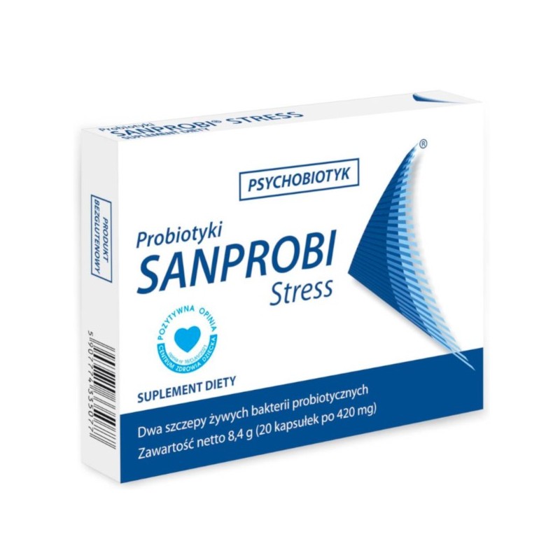Sanprobi Stress probiotyki 20 kapsułek