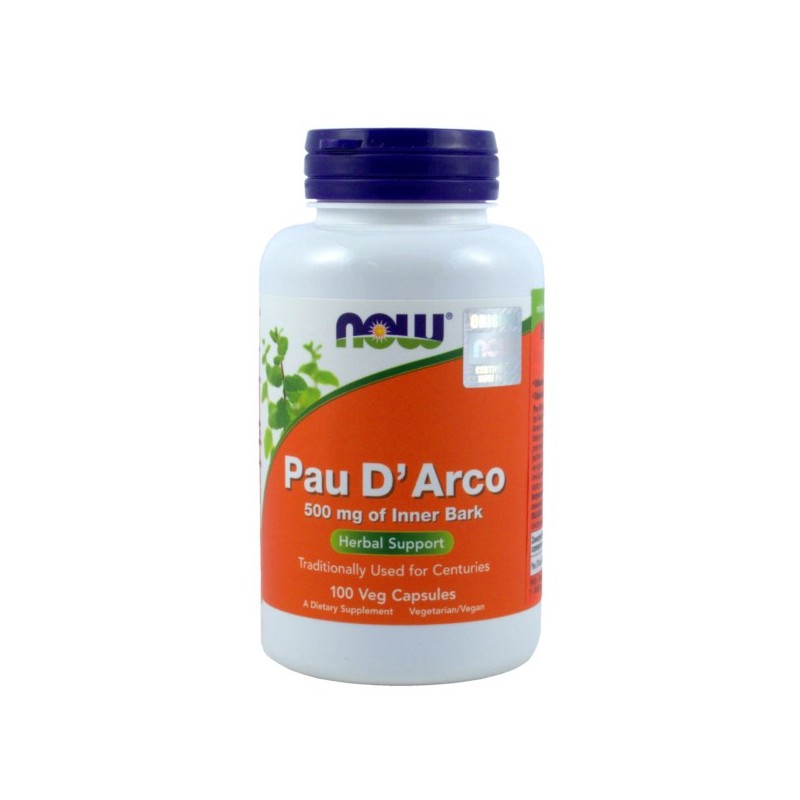 Now Foods Pau D Arco 500 Mg 100 K