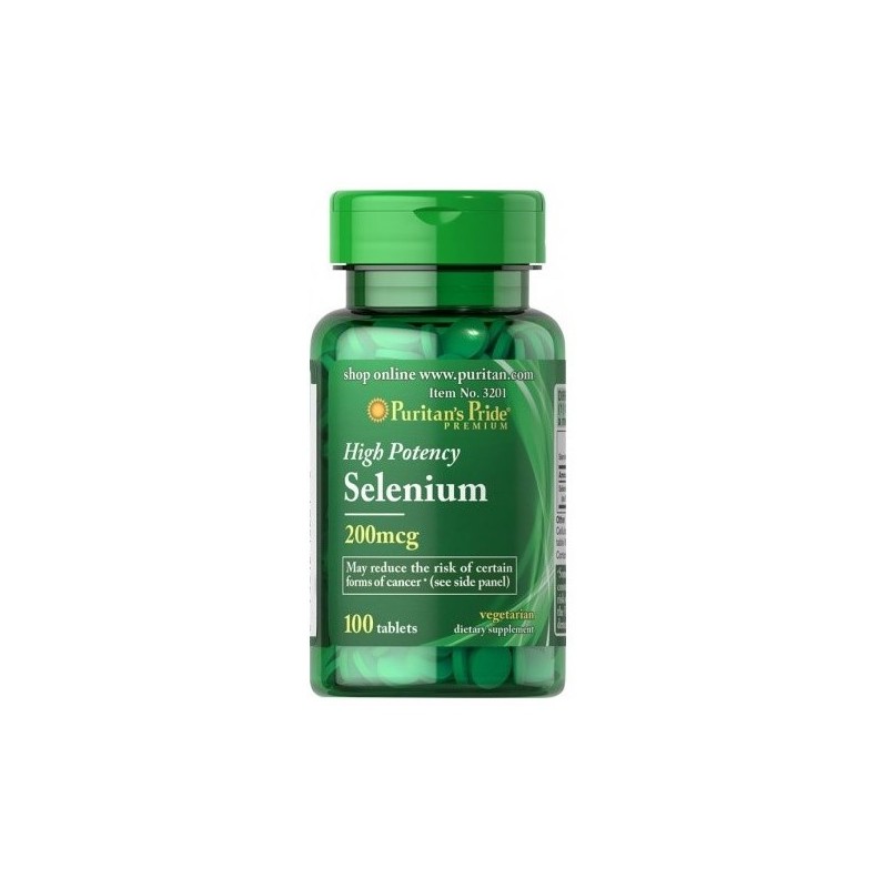 Puritans Pride Selen 200 100 Kap