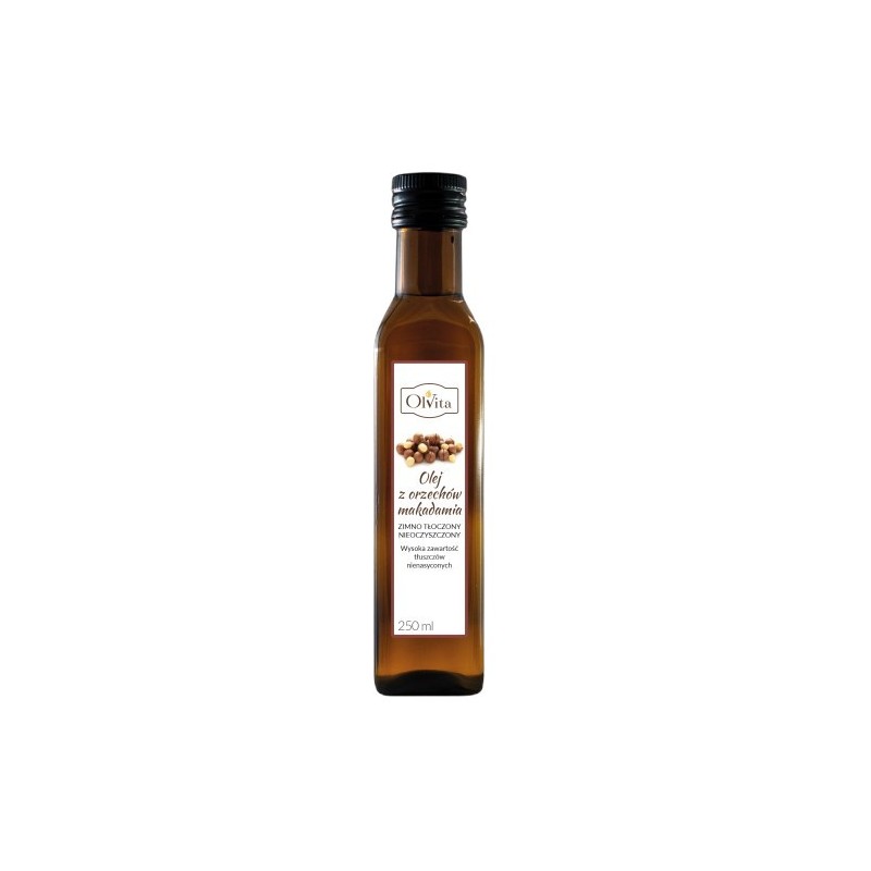 Olvita Olej Z Makadamia Zimno Tłoczony 250 Ml