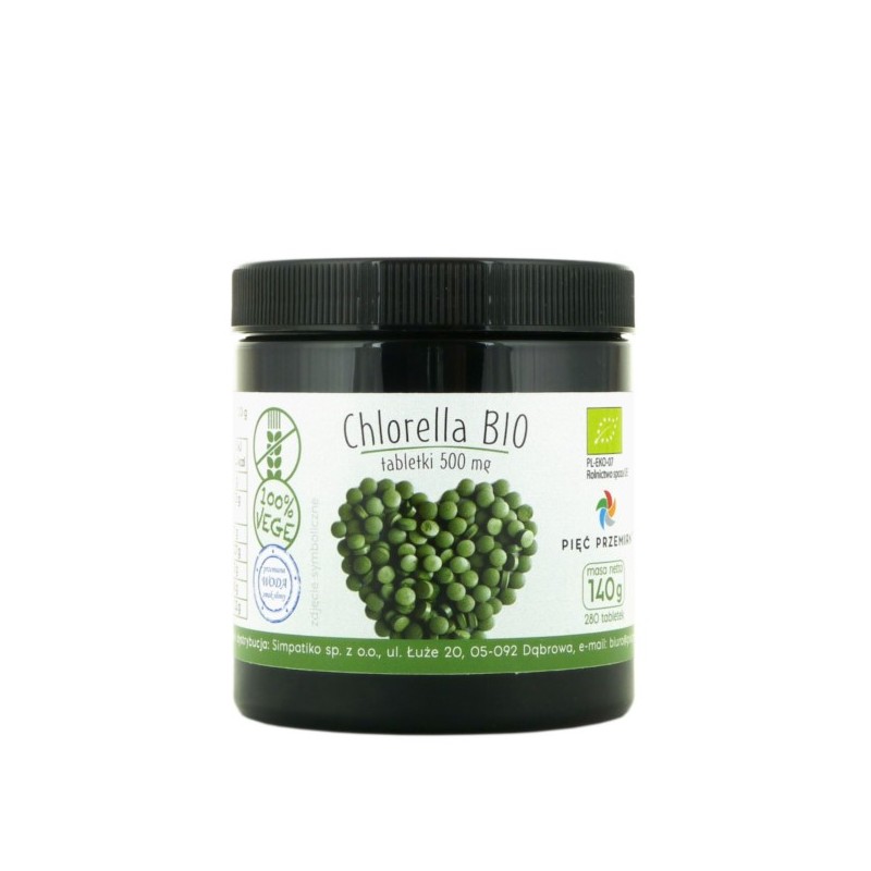 Pięć Przemian Chlorella Bio tabletki 140 g