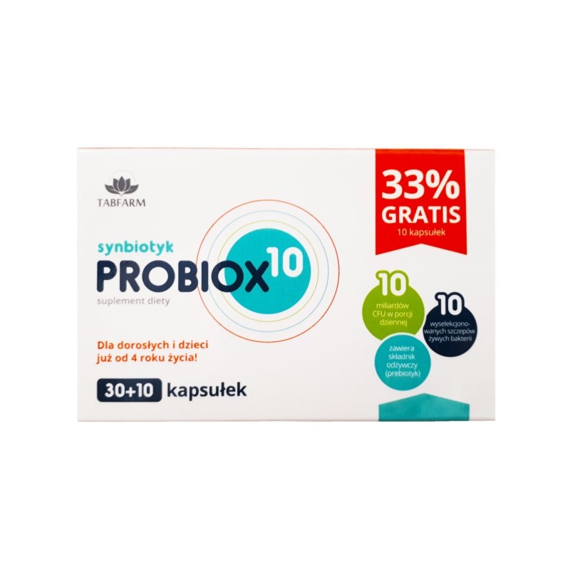 Virde Synbiotyk Probiox10 40 K 9 Szczepów