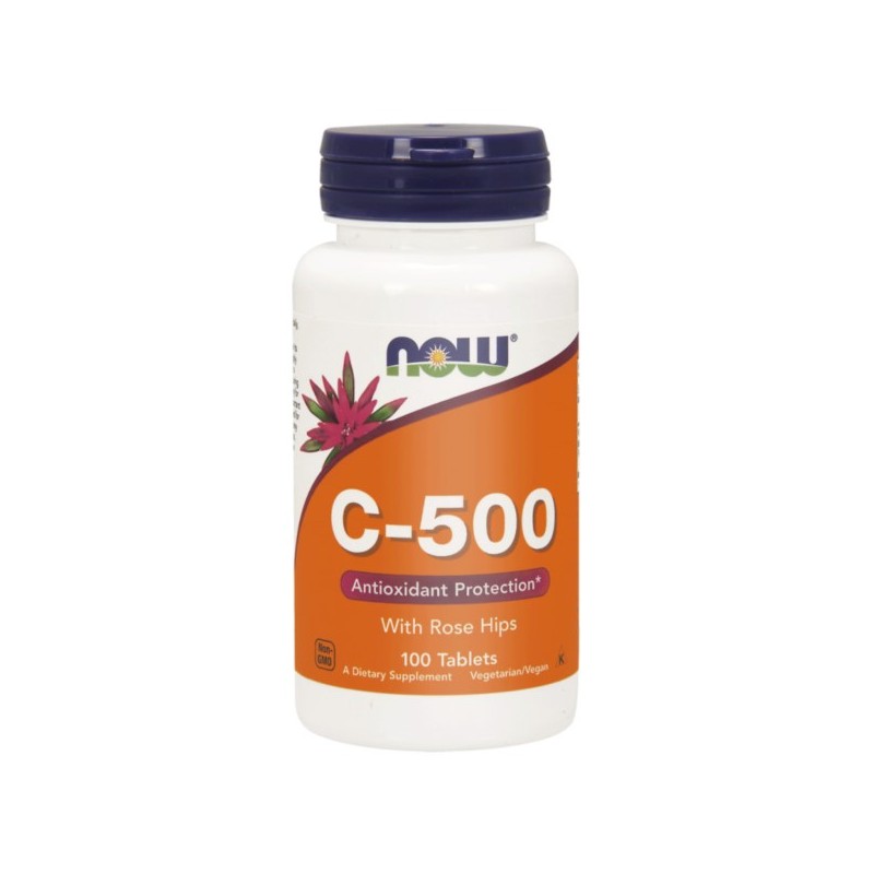 Now Foods Witamina C 500 Dzika Róża 100 tabletek