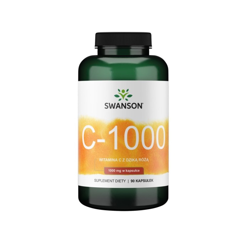 Swanson Witamina C Z Dziką Różą 1000 Mg 90 K