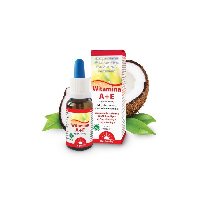 Dr Jacob'S Witamina A + E 20 ml 640 kropli