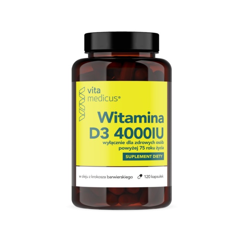 Vita medicus Witamina D3 4000 IU powyżej 75 roku