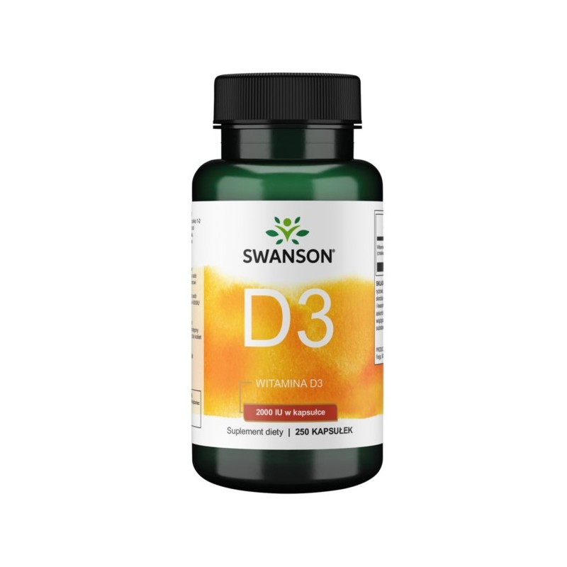 Swanson Witamina D3 2000 Iu 250 K