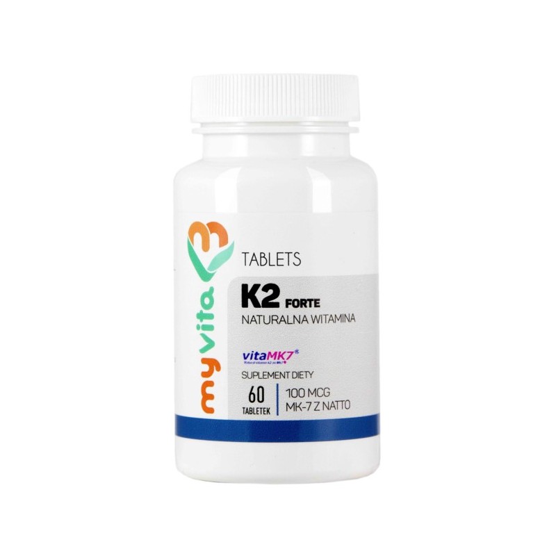Myvita Witamina K2 Mk7 100 Mcg Z Natto 60 T
