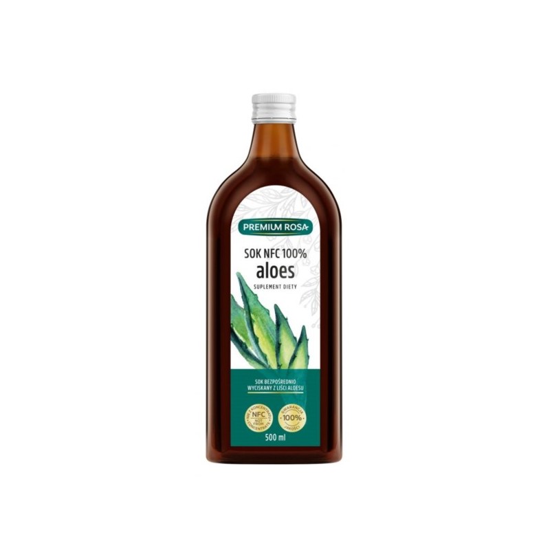 Premium Rosa Sok NFC 100 % Aloes 500 ml