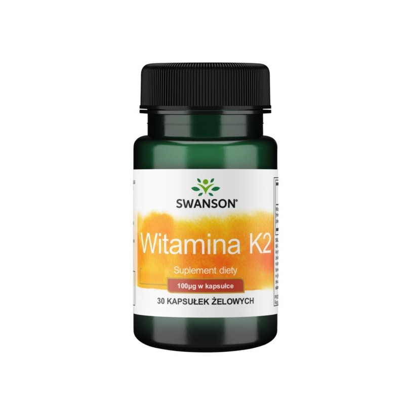 Swanson Witamina K2 Naturalna 100 Mcg 30 K
