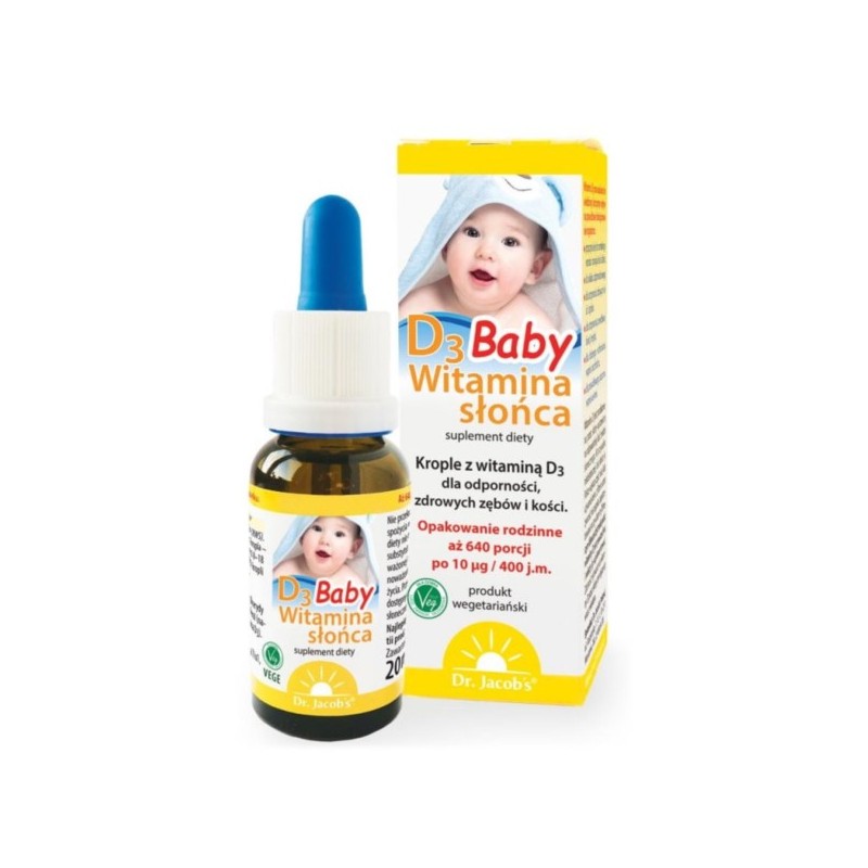 Dr Jacob'S Witamina D3 Baby 20 Ml