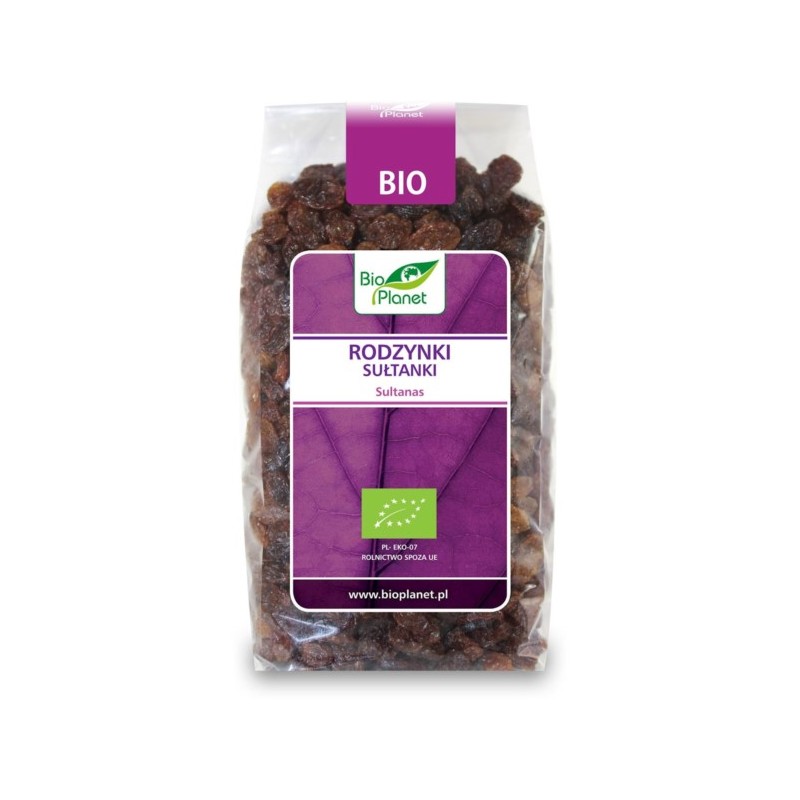 BIO PLANET Rodzynki sułtanki BIO 400g