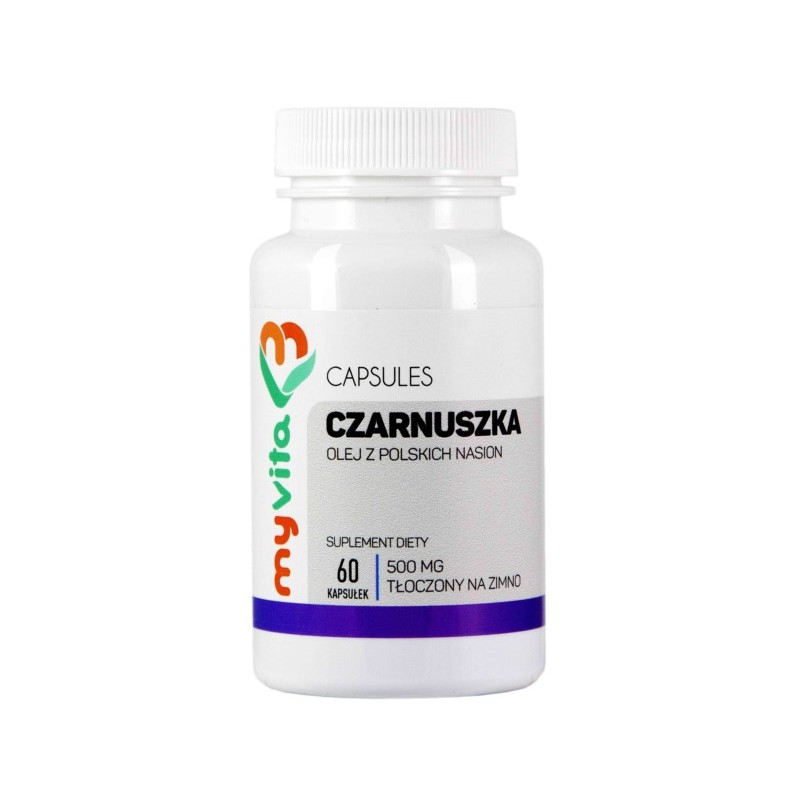 Myvita Olej Z Czarnuszki 500Mg 60 K Odporność