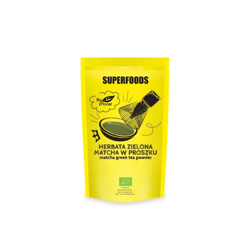 SUPERFOODS Matcha w proszku BIO 100g BIO PLANET