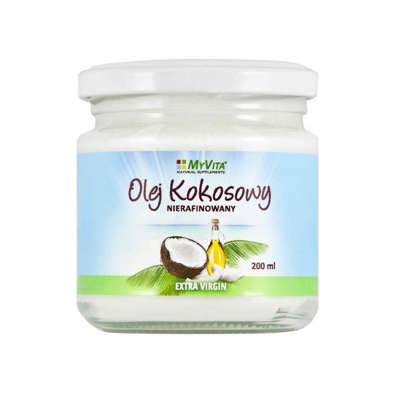 Myvita Olej Kokosowy Nierafinowany 200 Ml