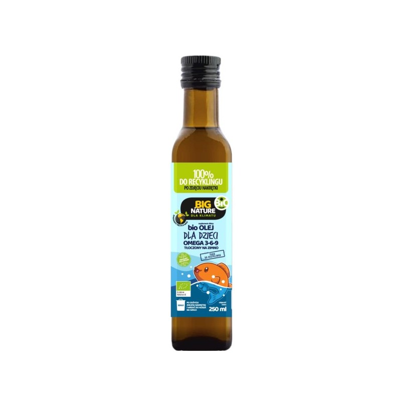 Big Nature Olej dla dzieci OMEGA 3-6-9 250 ml bio