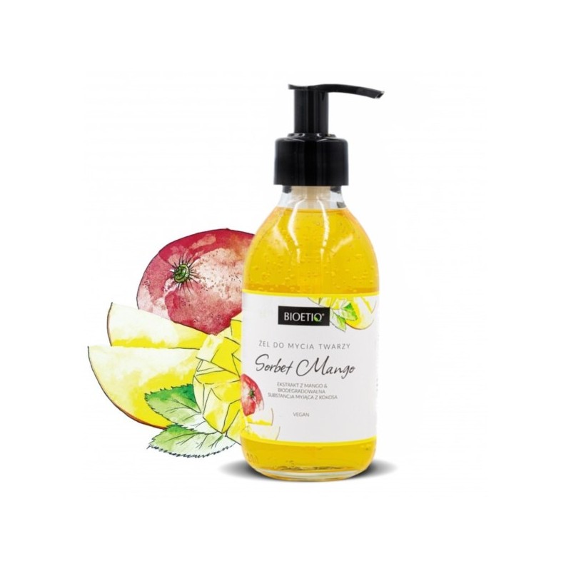 Bioetiq Sorbet Mango żel do mycia twarzy naturalny