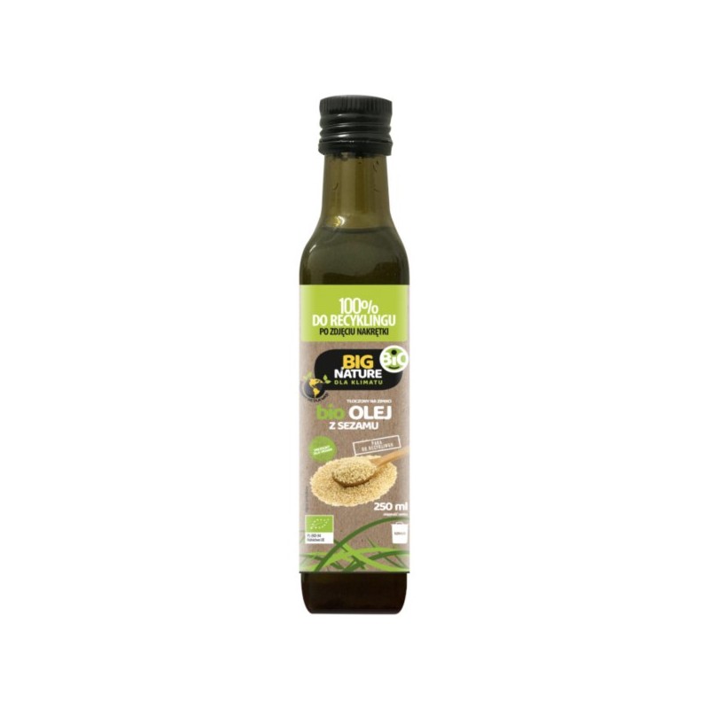 Big Nature Olej sezamowy 250 ml BIO