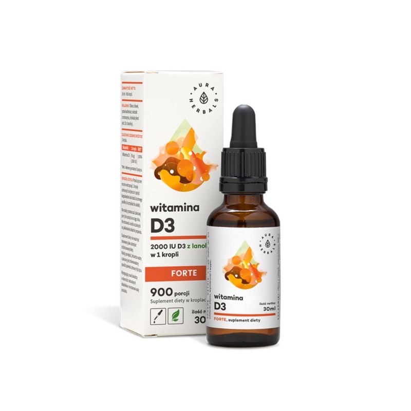 Aura Herbals Witamina D3 Forte 30Ml