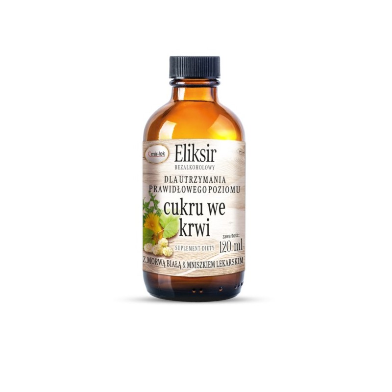 Mirlek Eliksir Cukier w krwi 100 ml prawidłowy poz