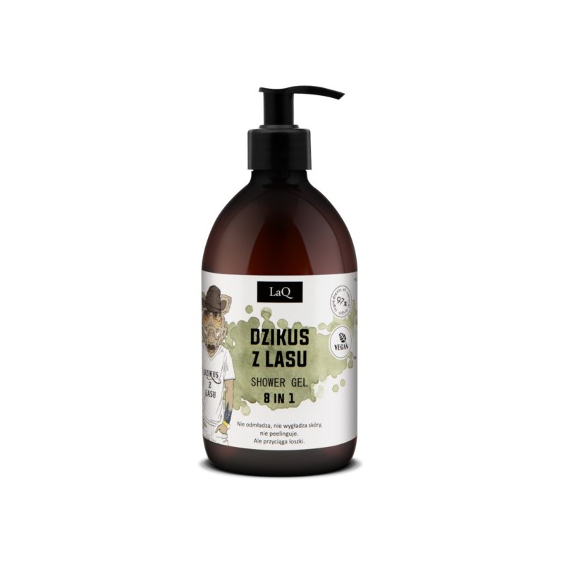 LAQ Ekstremalnie Dziki żel 8 w 1 dla facetów 500ml