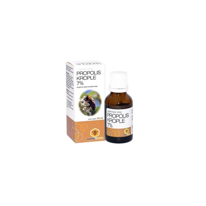 ApipolFarma Propolis Krople 7% 20 ml