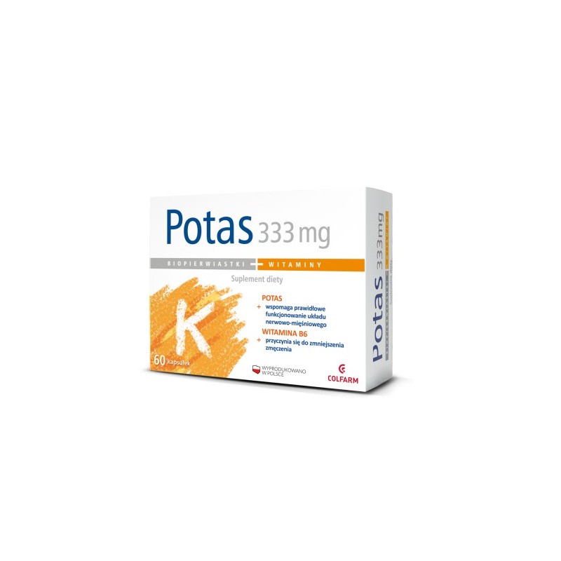 Colfarm Potas 333 Mg 60 K Krążenie Serce