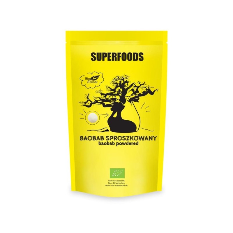 SUPERFOODS Baobab sproszkowany BIO 150g BIO PLANET