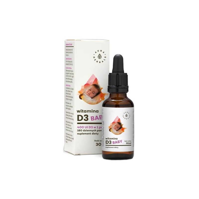 Aura Herbals Witamina D3 Baby 30 Ml