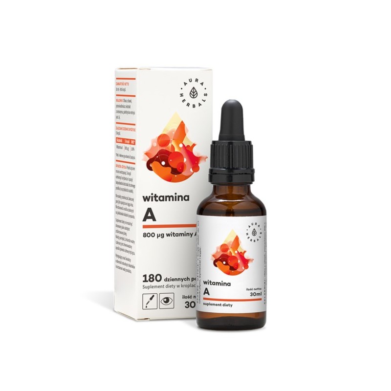 Aura Herbals Witamina A  30Ml wzrok