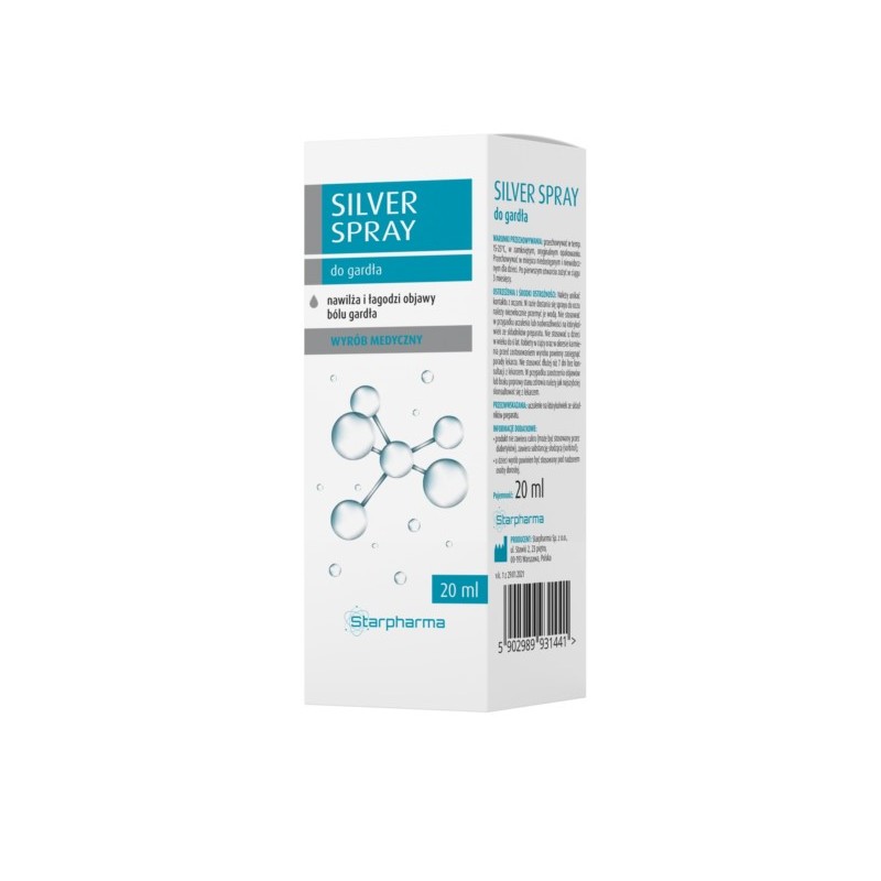 Starpharma Silver Spray do gardła 20 ml