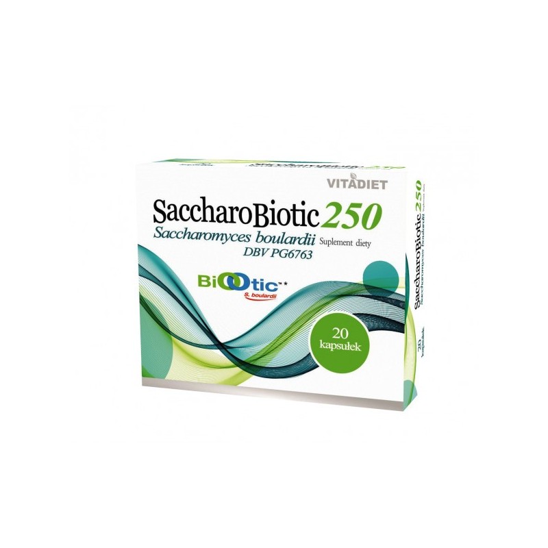 Vitadiet SaccharoBiotic 250 20 k. suplement diety